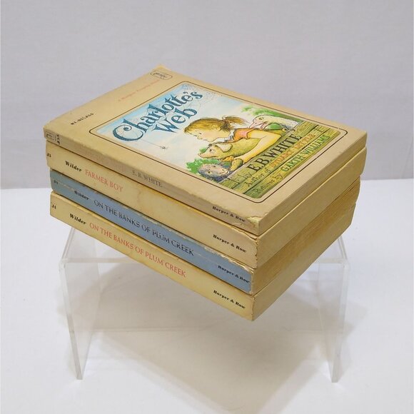 Harper Trophy Books Charlotte's Web Farmer Boy (2) On The Banks Of Plum Creek - Picture 13 of 14